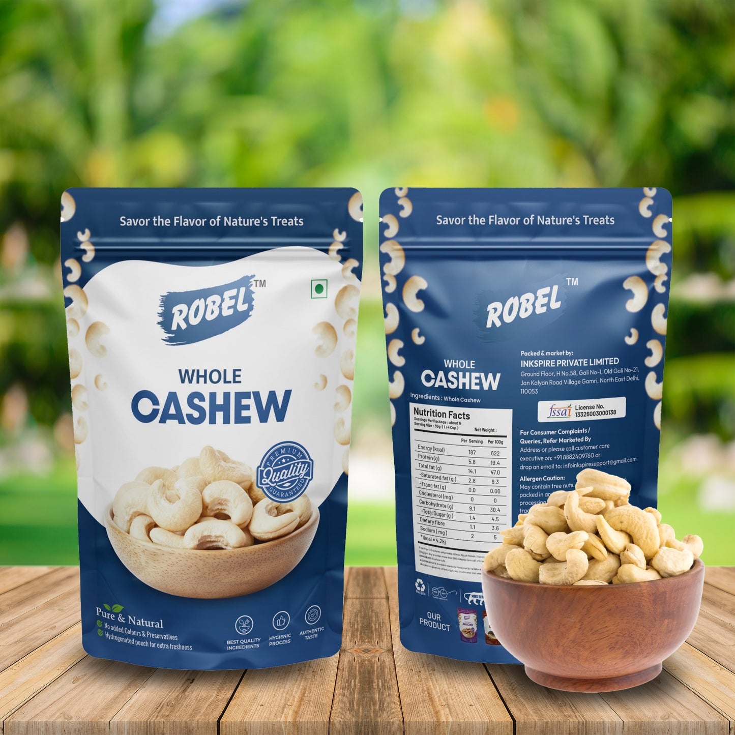 Robel Premium Whole Cashews